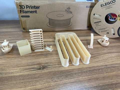 Elegoo Wood PLA Oak Wood/Light Brown Review. EveryFilament #149