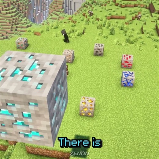 Diamonds are NOT the Rarest Ore! 💎❌ #minecraft #minecraftshorts #zenongamer #short#MinecraftEdit