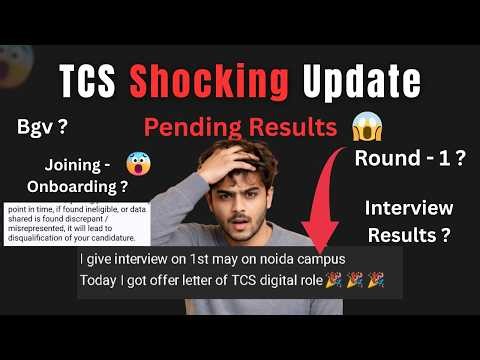 TCS Nqt Latest update 2026 | Interview Results, Offer letters, DV Mails & Joining process