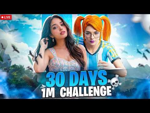 DAY-9 OF 30 DAYS 1M CHALLENGE || #freefirelive #shortfeed #femalegamer #guildtest #chilllive