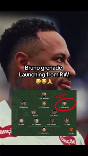 Bruno Fernandes grenade from RW — Man United vs Atletico Madrid edit
