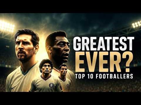 Top 10 Greatest Footballers of All Time (Messi, Pelé, Maradona, Ronaldo)