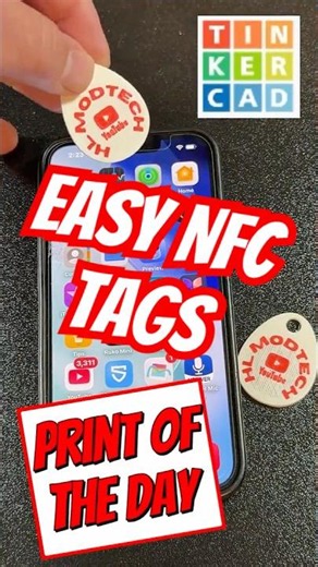 Make an NFC Tag in Tinkercad: These are so darn slick!
