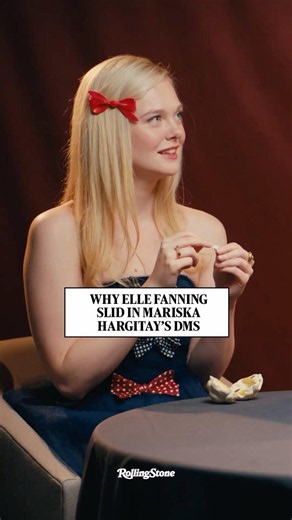 Why Elle Fanning Slid in Mariska Hargitay's DMs