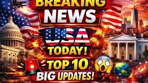 🇺🇸 Breaking News USA Today 🚨 Top 10 Big Updates Shocking the Nation Right Now! 😱🔥