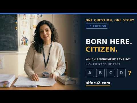 Born Here, Citizen Here — The Amendment That Settled It | U.S. Citizenship Test