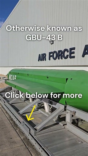 Mother Of All Bombs or, technically, Massive Ordnance Air Blast #florida #usaf #museum