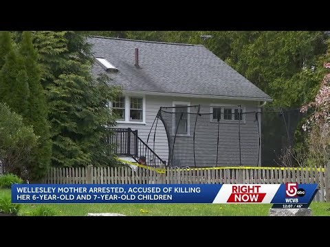 Mother arrested, facing 2 counts of murder after children found dead in Wellesley, Massachusetts