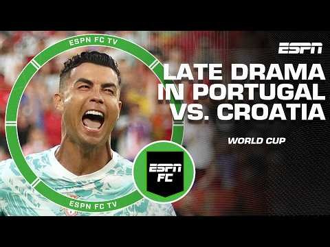 ‘GAME OF THE TOURNAMENT!’ Portugal defeat Croatia after late VAR drama at the World Cup | ESPN FC