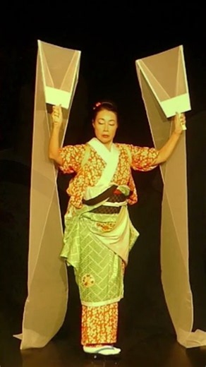 The legendary mighty maiden of Omi - Ōmi no Okane | Japanese Traditional Dance, Nihon-buyō #shorts