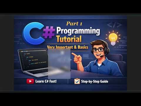 C# Unity Tutorial Part 1 | Visual Studio Setup & First MonoBehaviour Script Beginner / Advance