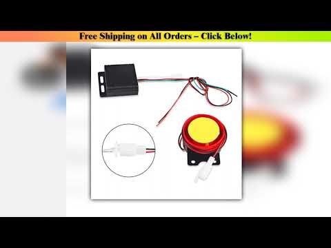 Motorcycle Security Alarm Anti-Theft For Motorcycle Remote Control Key Shell Motorbike Scooter