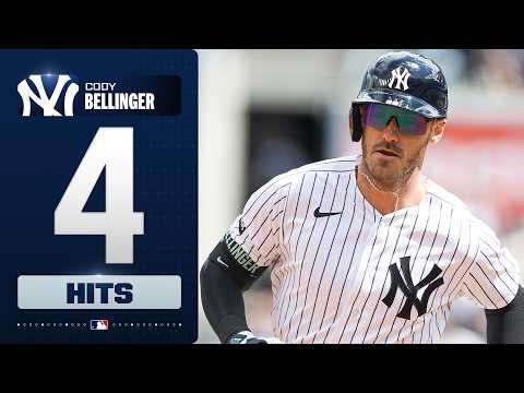 Cody Bellinger socked 2 homers in a 4-hit game, raising OPS from .755 to .855! | MLB Highlights