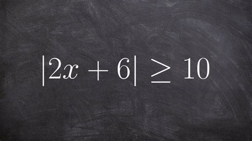 Simple way to solve an absolute value inequality by rewriting as compound inequality & graph