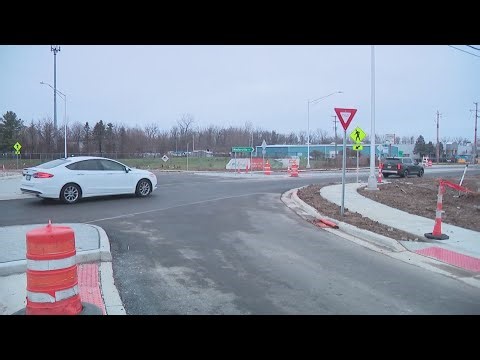 Columbus completes new Westerville Road roundabout after months of construction