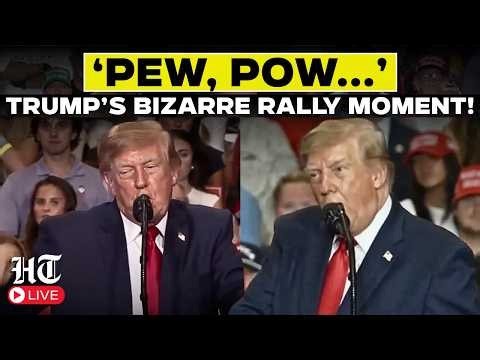 Donald Trump LIVE | Trump Makes STRANGE Noise Mid-Speech! Bizarre Rally Moment Goes Viral