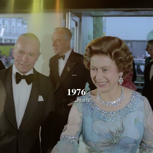 Queen Elizabeth II Looked So Graceful & Beautiful in 1976 #queenelizabeth #royalfamily