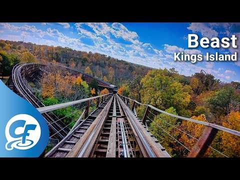Beast front seat on-ride 4K POV @60fps Kings Island
