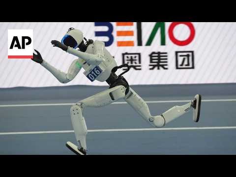 Over 2,000 robots compete for gold at World Humanoid Games in China