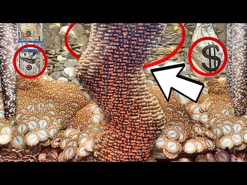 I Tried a $10,000,000.00 10 Quarter CHALLENGE At a High-Limit Coin Pusher… Here’s What HAPPENED!