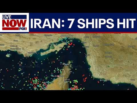 Iran says 7 ships were hit near Strait of Hormuz