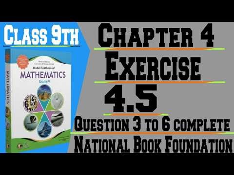 Class 9 Math Chapter 4 | Exercise 4.5 | Question 3-6 Complete Solution | Easy Tricks