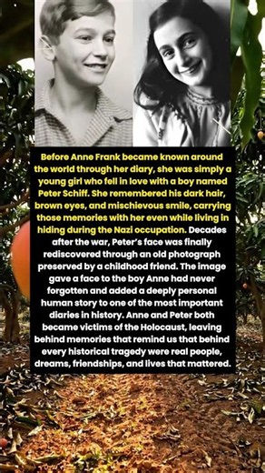 Anne Frank’s First Love: The Forgotten Boy Whose Face Was Lost for Decades