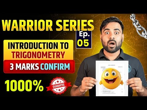 Warrior Series Ep 5 | Trigonometric ratio and Values One Shot Class 10 Math | Sachin Bhaiya