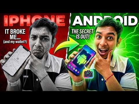 Switching to Android after 3 Years of iPhone!😭 Hardcore iPhone User