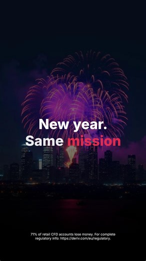 Deriv.com EU on Instagram: "✨ Happy New Year from Deriv! Trade smarter, grow stronger, and make 2026 your best trading year yet. 👉 Link in bio to begin. #Deriv #HappyNewYear #TradingGoals This marketing post is intended for retail and professional clients and has been issued by Deriv Investments (Europe) Limited, a company incorporated in Malta with its registered address at W Business Centre, Level 3, Triq Dun Karm, Birkirkara, BKR 9033, Malta. Deriv Investments (Europe) Limited is licensed an