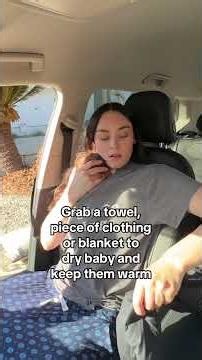 Car birth - sometimes childbirth happens fast & delivers a surprise!!