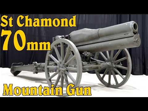 Guatemalan Contract St Chamond 70mm Mountain Gun