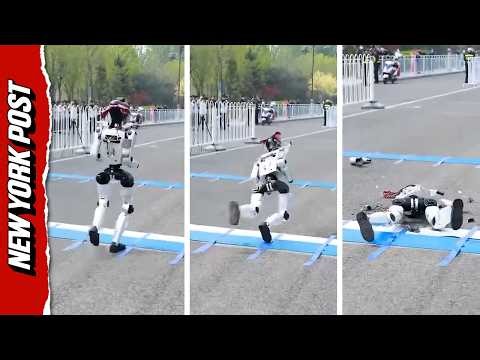 Robot Meets Brutal and Untimely End During Marathon