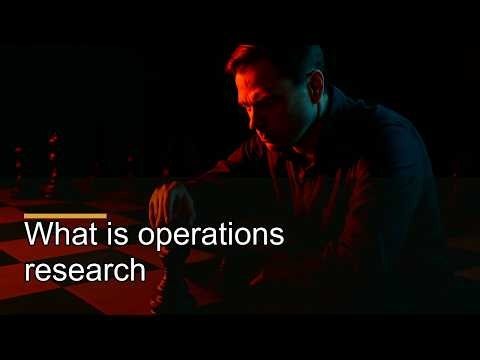 What is operations research? Solving real-world constraints
