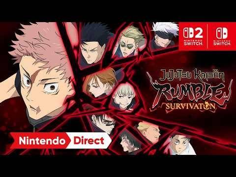 JUJUTSU KAISEN RUMBLE: SURVIVATON – Nintendo Direct 6.9.2026