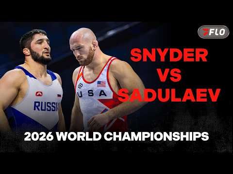 2026 World Championship Quarterfinal between Kyle Snyder and Abdulrashid Sadulaev