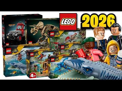LEGO Jurassic World 2026 Sets OFFICIALLY Revealed