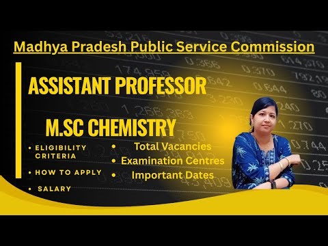 MPPSC Assistant Professor Vacancies / MPPSC 2026 Notification / Assistant Professor Madhya Pradesh
