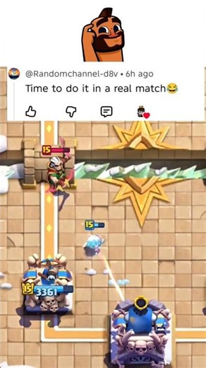 Pro tip to Activate king tower easily✅|#clashroyale