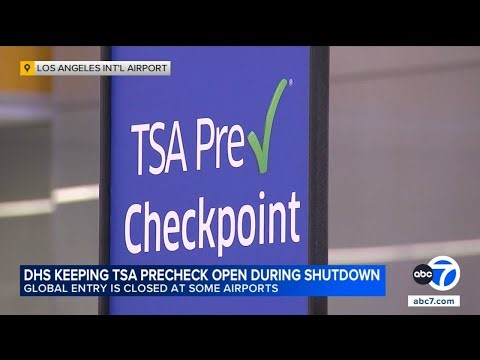 DHS walks back TSA PreCheck closure during shutdown; Global Entry still suspended