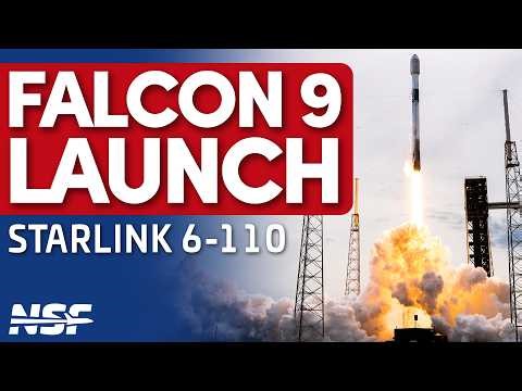 SpaceX Falcon 9 launches Starlink 6-110