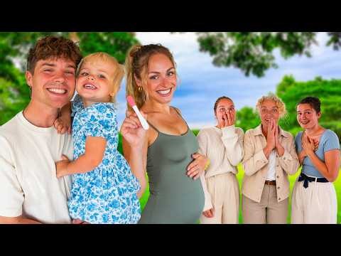 Overrasker familie og venner med graviditet!