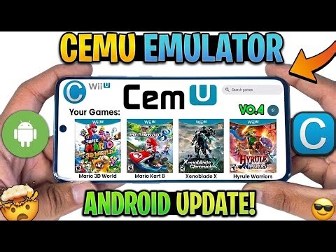 🤯 How To Setup Cemu Emulator Android In 2026 | Play Wii U Games On Android | Best Settings | Cemu