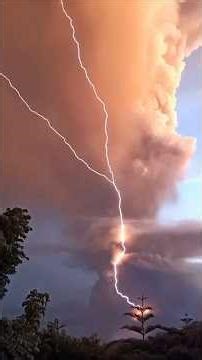 🚨⚡ Lightning vs Trees — Nature’s Brutal Strike 😱💀 #earthofmetal #lightning #storm #naturepower #yt