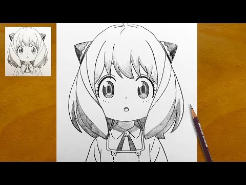 How to Draw Cute Anya Forger | Spy x Family Art Tutorial