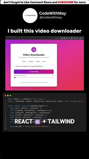 I Made a Video Downloader Using Node.js #coding #nodejs
