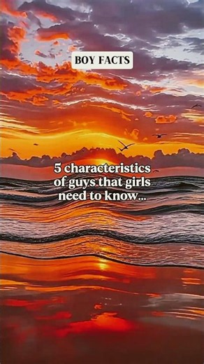 5 characteristics of guys that girls need to know... #shorts #facts #psychologyfacts #quotes