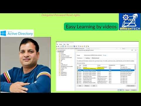 Delegated Password Reset rights