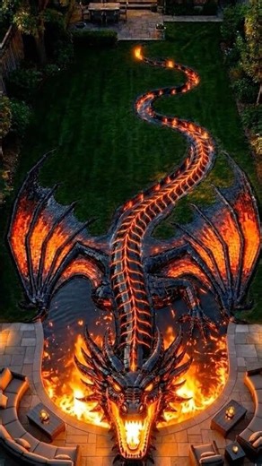 This DRAGON breathes REAL FIRE……