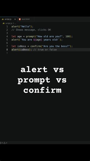 JavaScript Interaction Basics